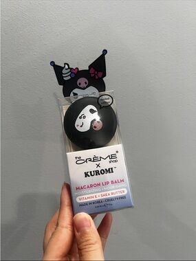 BNWT The Crème Shop x Kuromi MACARON LIP BALM